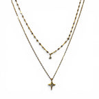 Sole İkili Sparkle Kolye
