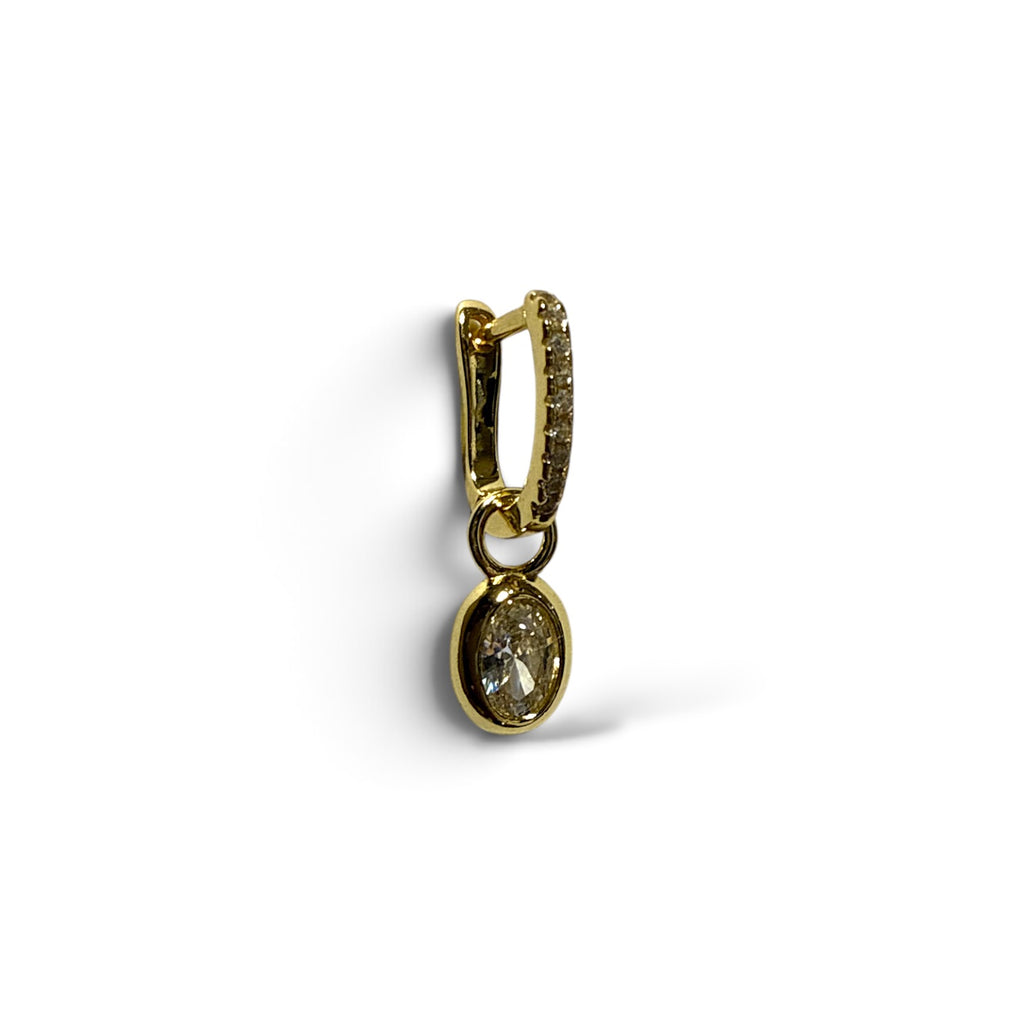 Sole Oval Küpe