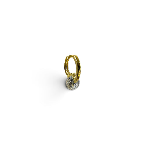 Sole Mini Kristal Halka Küpe
