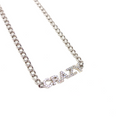 Kadın Gümüş Crazy Choker Kolye Tasma 925 ayar