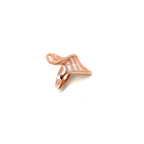 Kadın Gümüş Baget Taşlı S Yüzük imitasyon Pırlanta Görünümlü 925 ayar rose renk