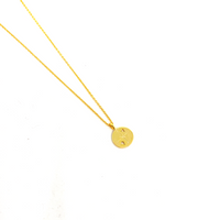 Kadın Gümüş Minimal Ok Kolye madalyon Altın Görünümlü 925 ayar gold renk