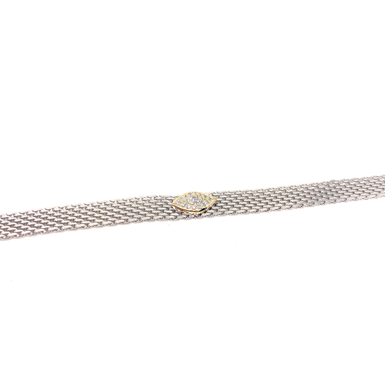 Kadın Gümüş Göz Figürlü Hasır Bileklik nazar 925 ayar