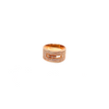 Wide Band Three Stone Ring