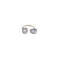 Pear and Baguette Cut Ring