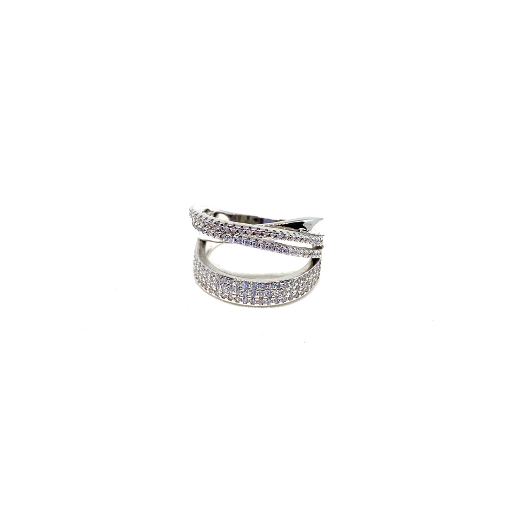 Three Row Twist Ring