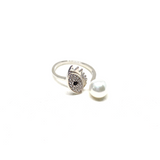 Pearl and Eye Ring