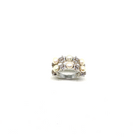 Double Row Pearl Ring