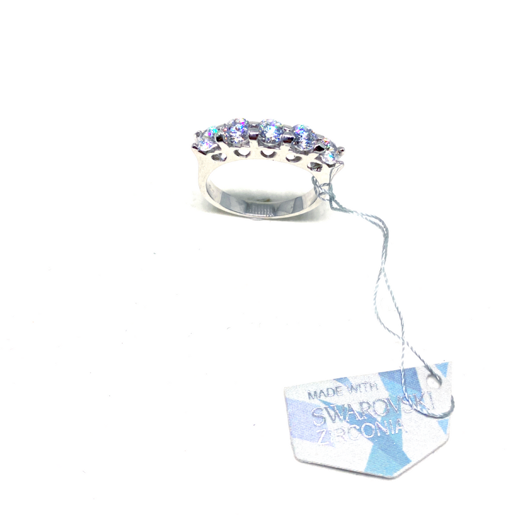 Heart Gallery Five Stone Swarovski Ring