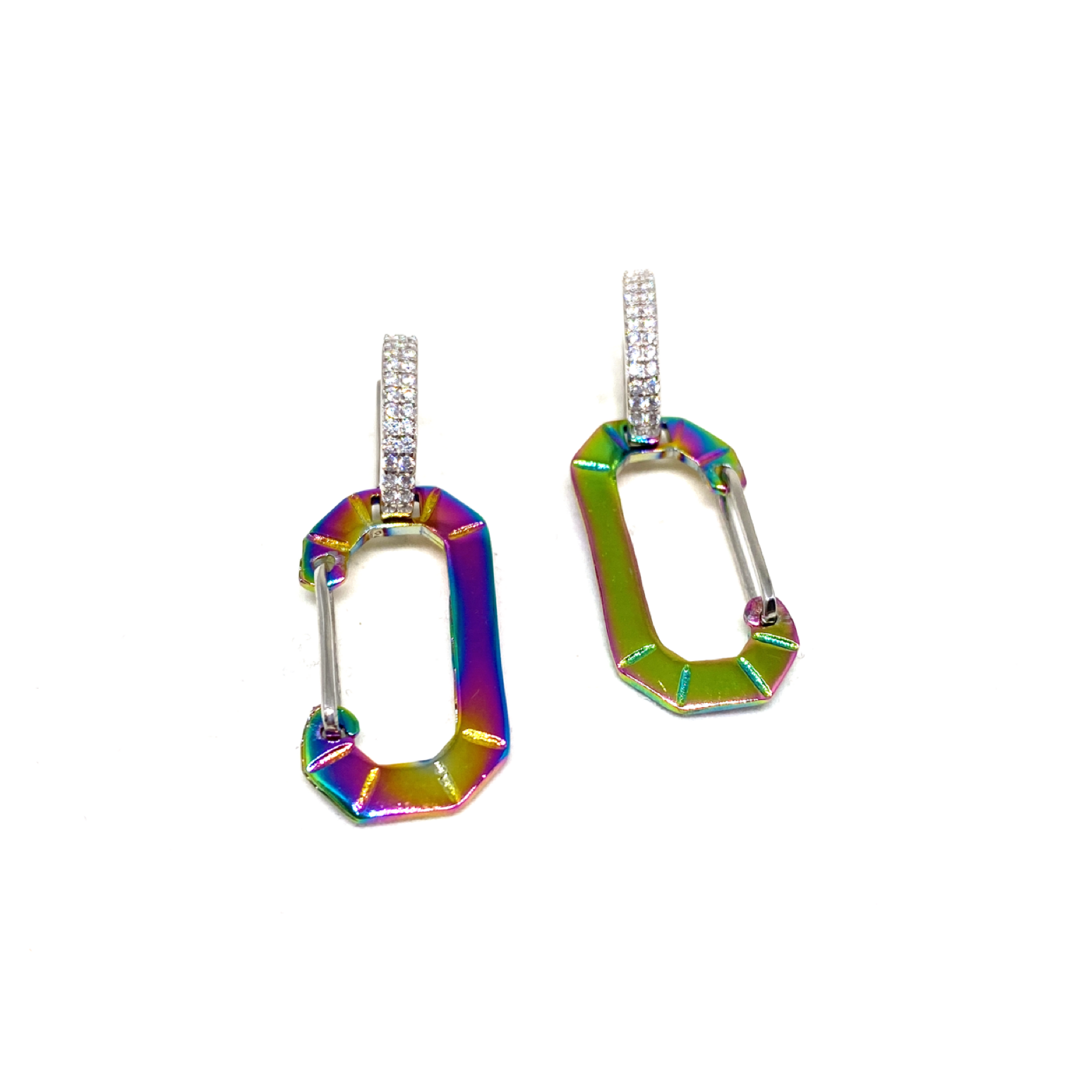 Metallic Pin Earrings