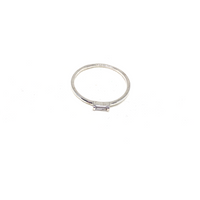 Mini Baguette Stone Stacking Ring