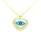 Enamel Heart Necklace