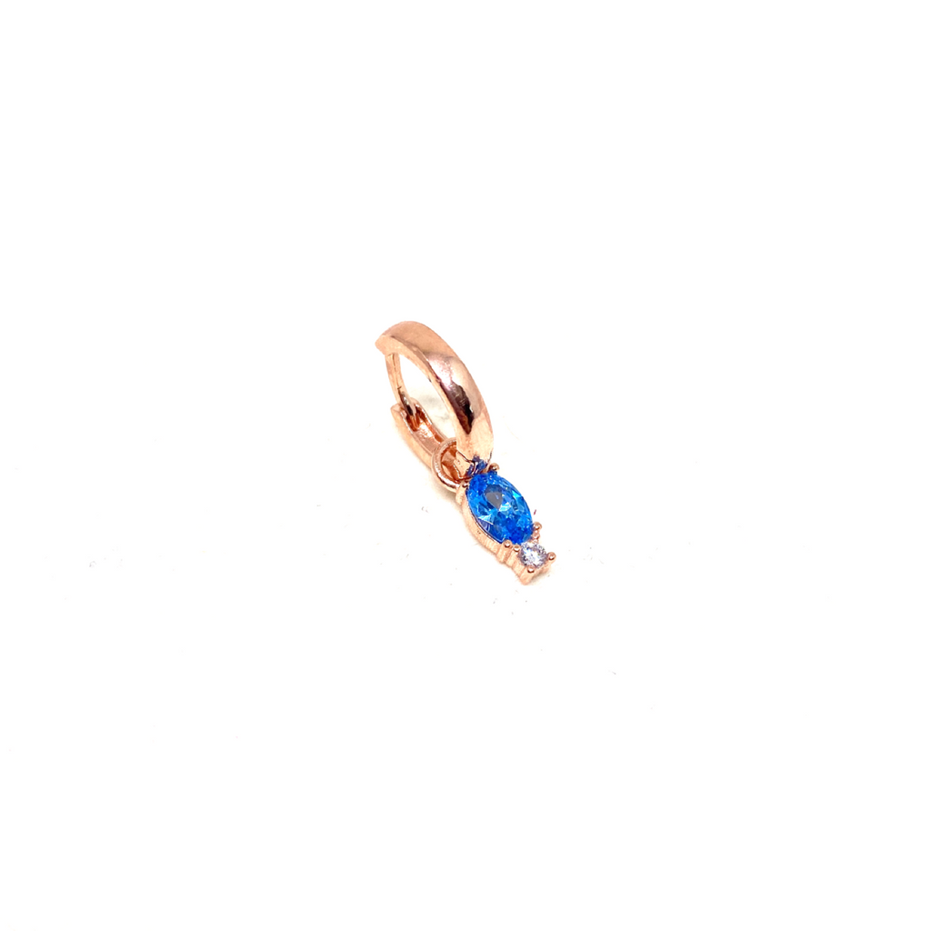 Colorful Oval Earring