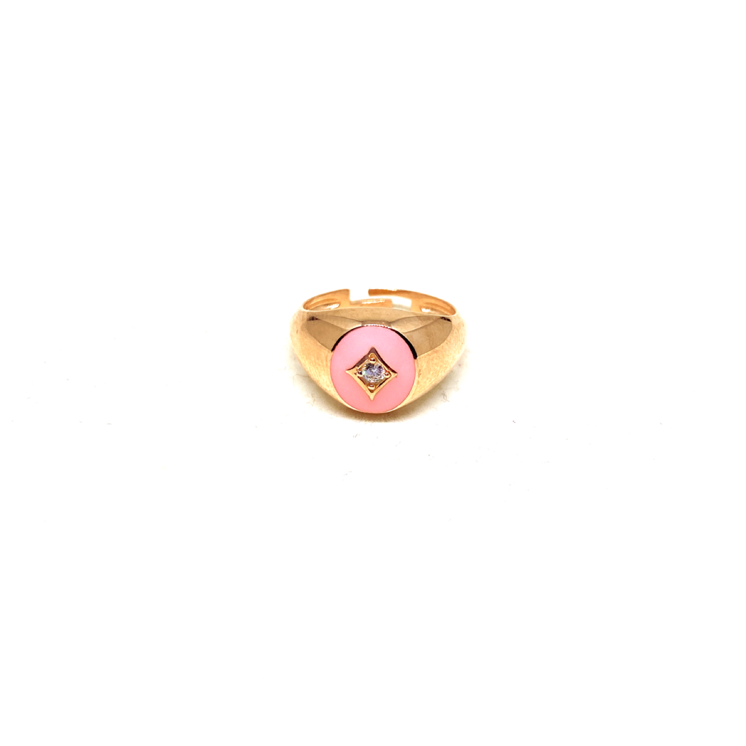 Pastel Enamel Knight Ring