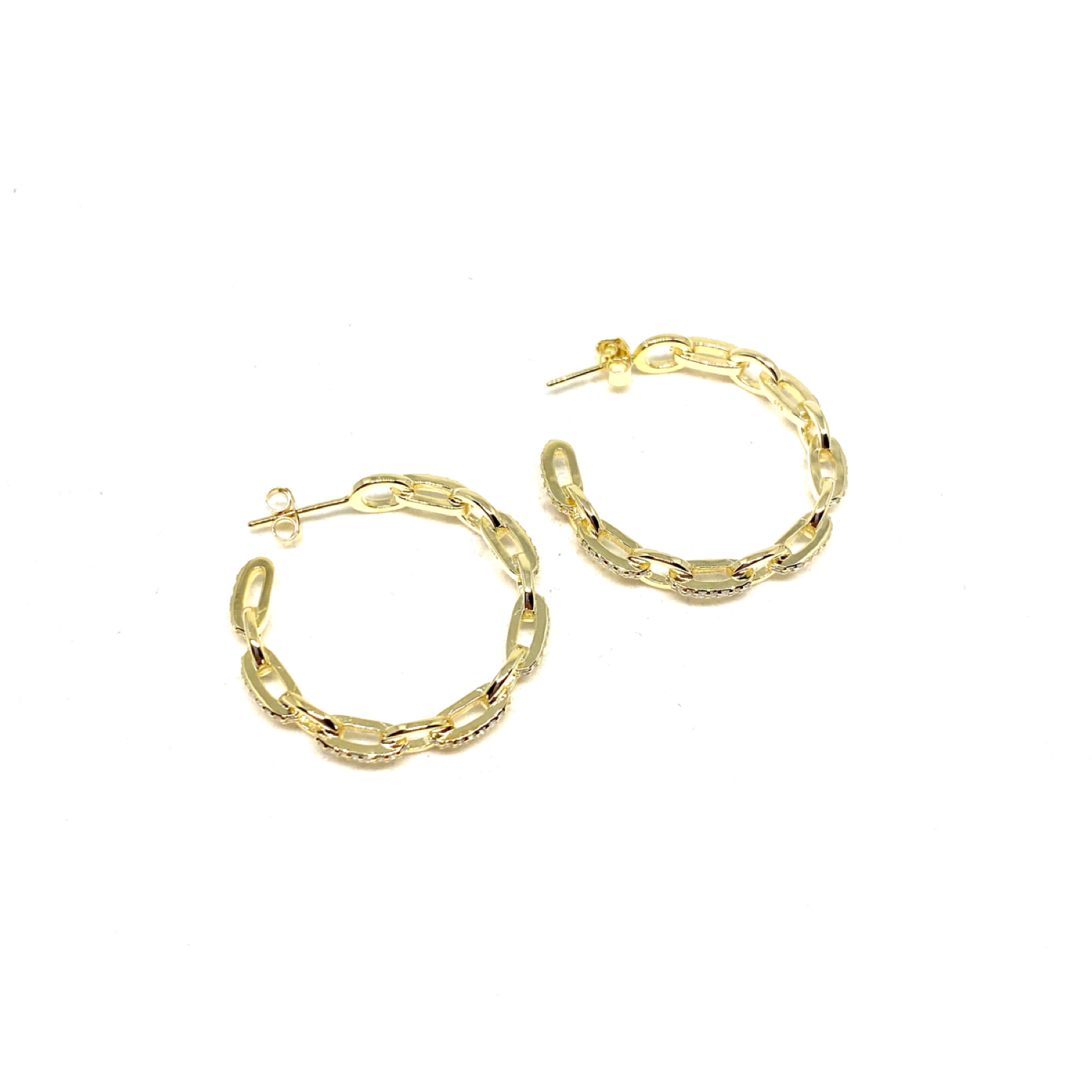 Chain Hoop Earrings