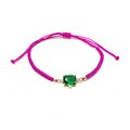 Colorful Stone Knit Bracelet