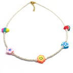 Sand Pearl Figure Necklace