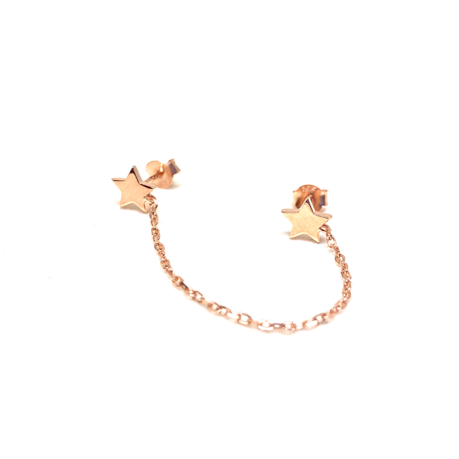 Chain Link Star Earrings