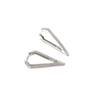 Large V Hoop Earrings