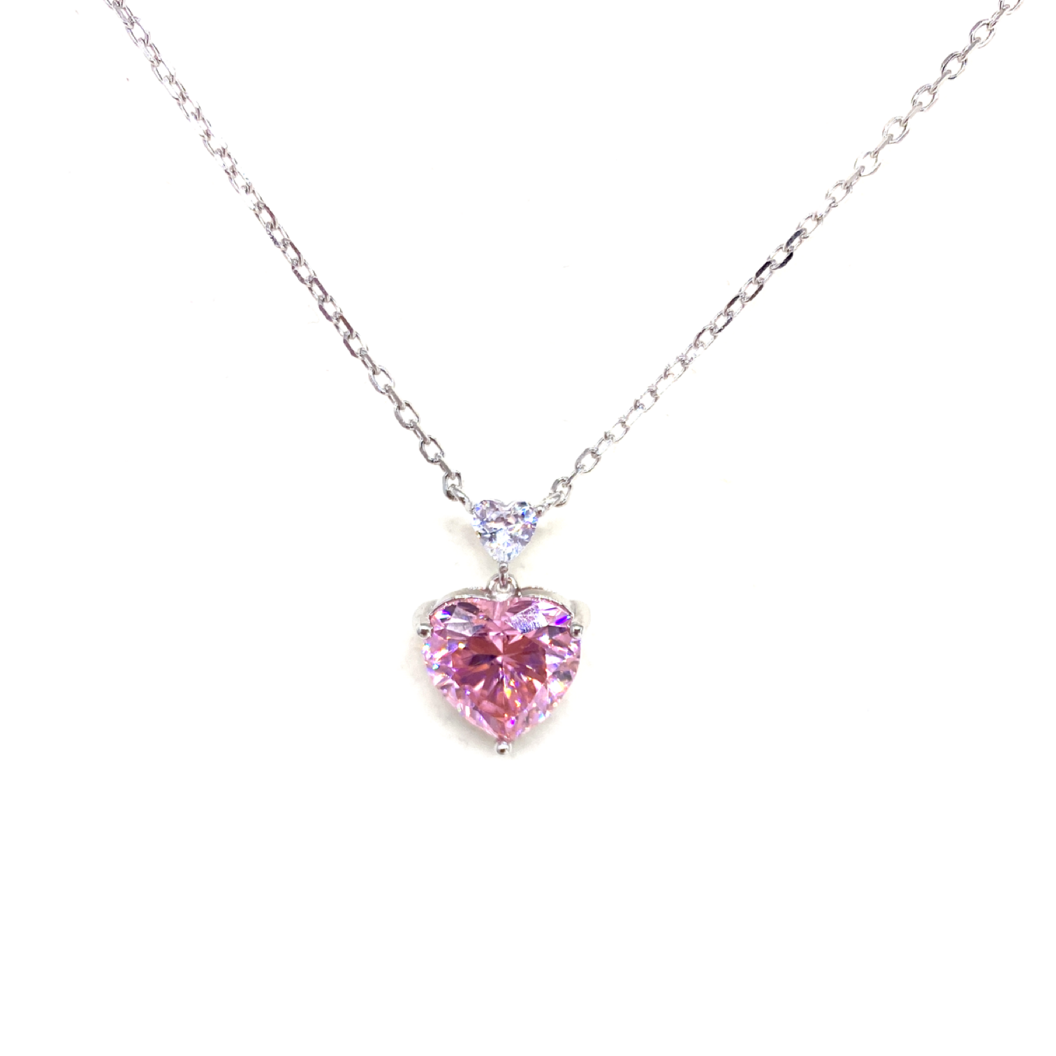 Pink Heart Necklace