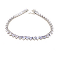 Heart Tennis Bracelet