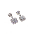 Dangling Large Baguette Earrings