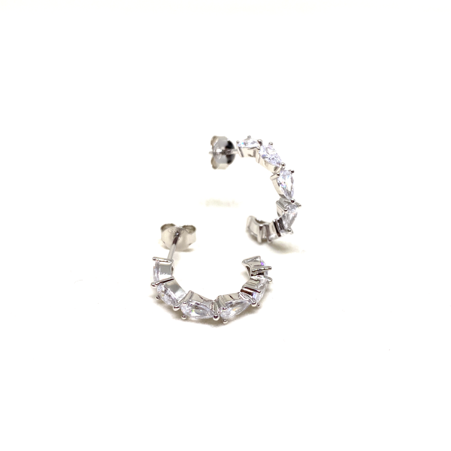 Damla Taşlı Tamtur Halka Küpe