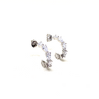 Damla Taşlı Tamtur Halka Küpe