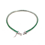 Zümrüt Görünümlü Suyolu Bileklik
