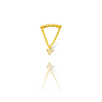 Üçgen Taşlı Sallantılı Piercing