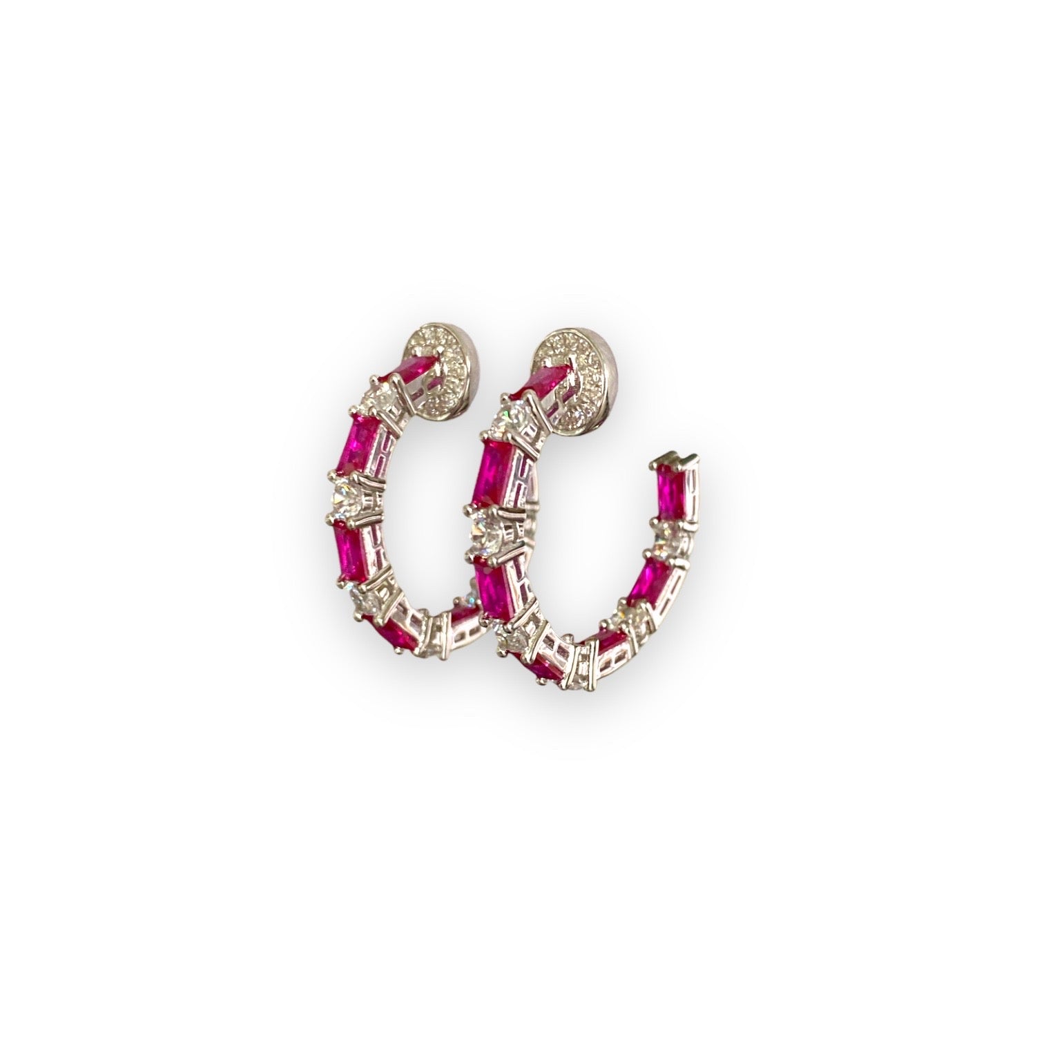Royal Ruby Halka Küpe