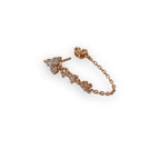 Arka Bağlantılı Üçtaş Küpe