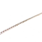 Kadın Gümüş İnce Yuvarlak Suyolu Bileklik imitasyon su yolu Pırlanta Görünümlü 925 ayar