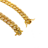 Kadın Gümüş Baget Taşlı Gurme Zincir Bileklik imitasyon Pırlanta görünümlü 925 ayar Altın Gold Rengi