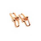 Kadın Gümüş Geçme Zincir Küpe Serenay Küpe Altın Görünümlü 925 ayar